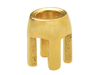 Castone A 4 Griffe Per Pietra Rotonda Da 2,7 Mm, Oro Giallo 18 Carati.rif. 01477 - Immagine Standard - 2