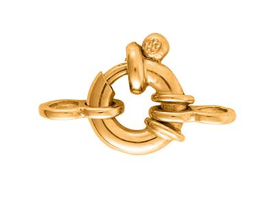 Anello Marine Con Doppio Anello 6 Mm, Oro Giallo 18 Carati. Ref. 17192 - Immagine Standard - 1