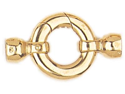 Anello Marino Con Terminali A Campana Da 14 Mm, Oro Giallo 18 Carati. Rif. 17171 - Immagine Standard - 1