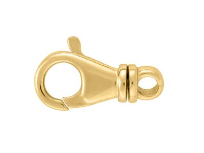 Chiusura A Menotte Con Anello Girevole 21 Mm, Oro Giallo 18 Carati. Rif. 27013 - Immagine Standard - 1