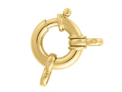 Anello Marino Con Doppio Anello Da 17 Mm, Oro Giallo 18 Carati. Rif. 17075 - Immagine Standard - 1