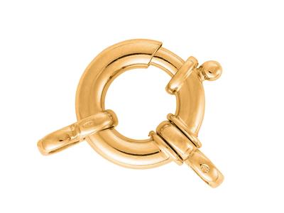 Anello Marino Con Doppio Anello Da 17 Mm, Oro Giallo 18 Carati. Rif. 17075 - Immagine Standard - 2