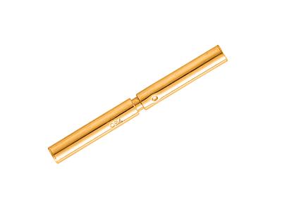 Chiusura A Baionetta Diametro Interno 1,3 Mm, Oro Giallo 18 Kt. Rif. 27025 - Immagine Standard - 2