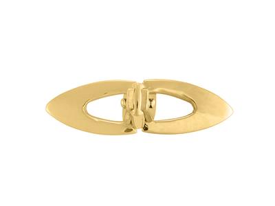 Sistema Di Camicia A Pattino A Pinna, Oro Giallo 18 Carati. Rif. 7556,coppia.