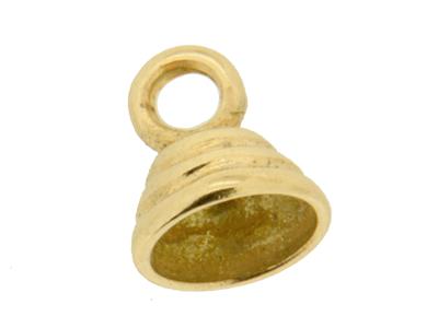 Punta Tonda Godronato 3,5 Mm, Oro Giallo 18 Carati. Rif. 07097