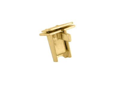 Chiusura A Scatto 3,5 Mm, Oro Giallo 18 Carati. Ref. 07167 - Immagine Standard - 2