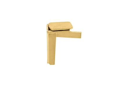 Chiusura A Scatto 5,5 Mm, Oro Giallo 18 Carati. Ref. 07167 - Immagine Standard - 3