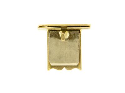 Chiusura A Cricchetto Da 6,5 Mm, Oro Giallo 18 Carati. Rif. 07167