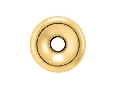 Distanziatore Liscio Da 6 Mm, Oro Giallo 18 Carati. Rif. 04755 - Immagine Standard - 2