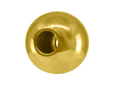 Sfera, Pesante, Liscia 2 Fori, 4 Mm, Oro Giallo 18 Carati - Immagine Standard - 1