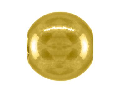 Pallina Massiccia Liscia E Lucida 2fori, 6 Mm, Oro Giallo 18 Carati - Immagine Standard - 2