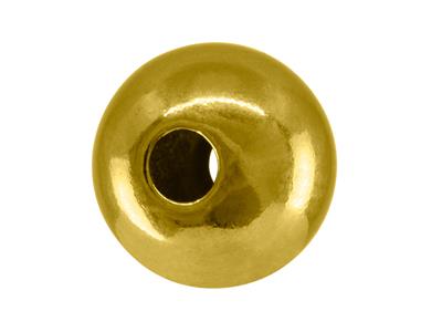 Pallina Pesante Liscia E Lucida 2 Fori, 7 Mm, Oro Giallo 18 Carati - Immagine Standard - 1
