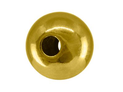 Sfera, Pesante, Lucida, 2 Fori, 7 Mm, Oro Giallo 18 Carati