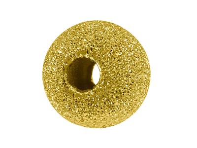 Sfera Laser Pesante 2 Fori, 6 Mm, Oro Giallo 18 Carati - Immagine Standard - 1