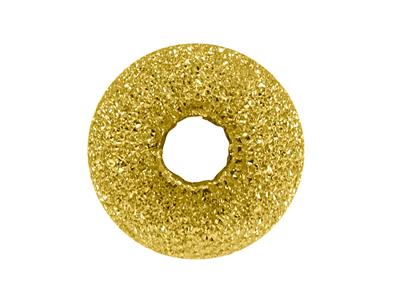 Sfera Laser Pesante 2 Fori, 6 Mm, Oro Giallo 18 Carati - Immagine Standard - 3