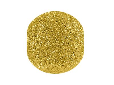 Pallina Laser Massiccia 2 Fori, 7 Mm, Oro Giallo 18k - Immagine Standard - 2