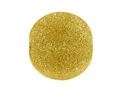 Pallina Laser Massiccia 2 Fori, 9 Mm, Oro Giallo 18k - Immagine Standard - 2