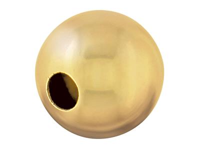 Perla Liscia Pesante 1 Foro, 5 Mm, Oro Giallo 18k. Rif. 04749