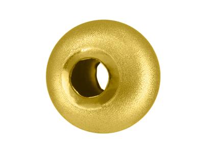 Boule Lourde Satine 2 Trous 8mm Or Jaune 18k La Piece - Immagine Standard - 1