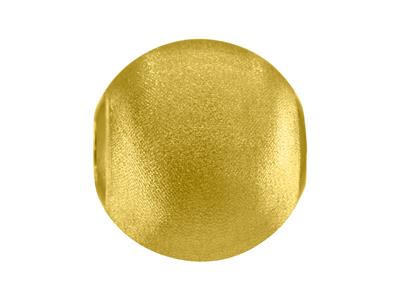 Boule Lourde Satine 2 Trous 8mm Or Jaune 18k La Piece - Immagine Standard - 2