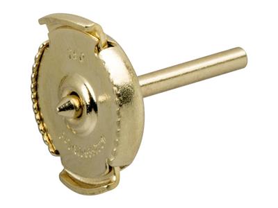 Sistema Guardian Chiusura Per Orecchini Sistema Di Modelli Di Grandi Dimensioni, 18kt Oro Giallo. Rif. 81