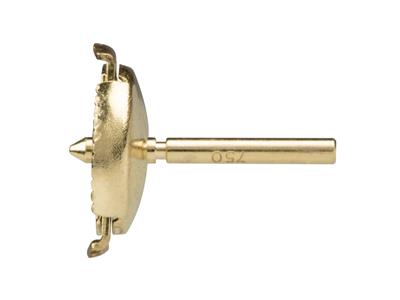 Sistema Guardian Chiusura Per Orecchini Sistema Di Modelli Di Grandi Dimensioni, 18kt Oro Giallo. Rif. 81 - Immagine Standard - 2