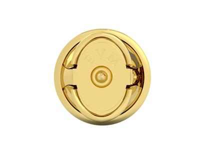 Sistema Per Orecchini Evm, 6,3 Mm, Oro Giallo 18 Carati. Rif. 07480, Pezzo - Immagine Standard - 3