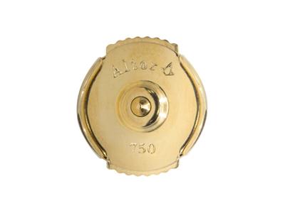 Sistema Di Chiusura Altor Per Orecchini, 7 Mm, Oro Giallo 18 Carati. Rif. Alt01, Il Pezzo - Immagine Standard - 2