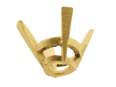 Castone A 4 Griffe Per Pietra Rotonda Da 8,5 Mm, Oro Giallo 18 Carati.rif. 1798 - Immagine Standard - 2