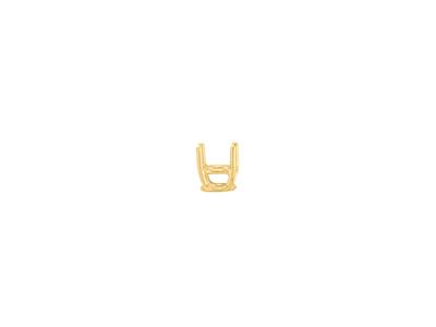 Incastonatura A 4 Griffe Per Pietrarotonda Da 5,2 Mm, Oro Giallo 18 C Arati 2n. Rif. 01506 - Immagine Standard - 3