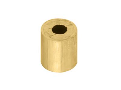 Boccola Cilindrica Per Pietra Tondada 1,6 Mm, Oro Giallo 18k Ref. 444 9-02 - Immagine Standard - 1