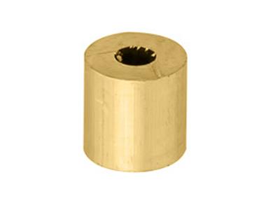 Boccola Cilindrica Per Pietra Tondada 1,7 Mm, Oro Giallo 18 Carati. R If. 4449-03 - Immagine Standard - 1