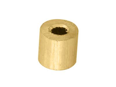 Tronchetto Cilindrico Per Pietra Rotonda Di 2 Mm, Oro Giallo 18 Carati Codice Articolo 4449-04