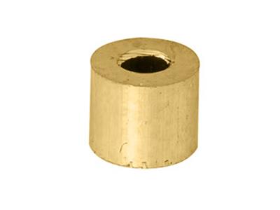 Boccola Cilindrica Per Pietra Tondada 2,5 Mm, Oro Giallo 18 Carati. R If. 4449-06