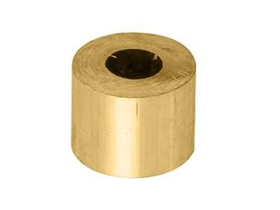 Boccola Cilindrica Per Pietra Tondada 3 Mm, Oro Giallo 18 Carati. Rif . 4449-09 - Immagine Standard - 1