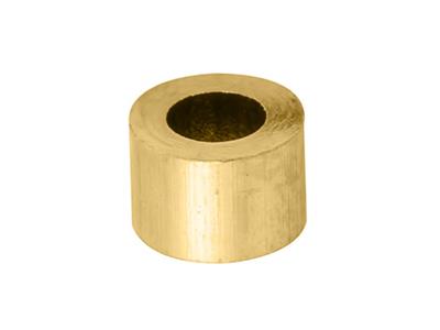 Boccola Cilindrica Per Pietra Tondada 3,7 Mm, Oro Giallo 18 Carati. R If. 4449-11 - Immagine Standard - 1