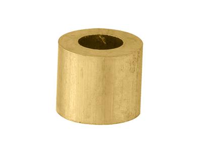 Boccola Cilindrica Per Pietra Tondada 3,9 Mm, Oro Giallo 18 Carati. R If. 4449-12 - Immagine Standard - 1