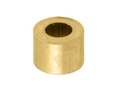 Castone Cilindrico Per Pietra Tondada 4,5 Mm, Oro Giallo 18 Carati. R If. 4449-14 - Immagine Standard - 1