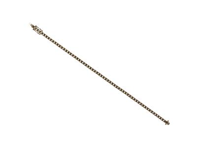 Bracciale River Da Incastonare, Per62 Pietre Rotonde Da 0,03 Ct, 18 C M, Orgris 18k Ni - Immagine Standard - 4