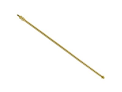 Bracciale Fiume Da Incastonare, Per62 Pietre Rotonde Da 0,03 Ct, 18 C M, Oro Giallo 18 Carati - Immagine Standard - 4