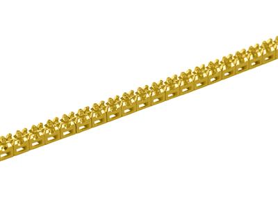 Bracciale Fiume Da Incastonare, Per53 Pietre Rotonde Da 0,05 Ct, 18 C M, Oro Giallo 18 Carati - Immagine Standard - 2