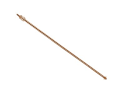 Bracciale Fiume Da Incastonare, Per62 Pietre Rotonde Da 0,03 Ct, 18 C M, Oro Rosso 18k 5n - Immagine Standard - 4