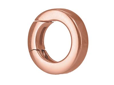 Chiusura Invisibile 9,90 Mm, Tubo Piatto, Oro Rosso 18k 5n - Immagine Standard - 2