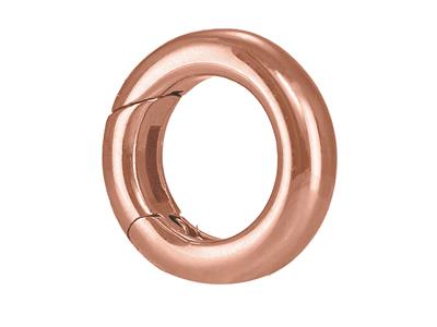 Chiusura Invisibile 10 Mm, Tubo Tondo, Oro Rosso 18k 5n - Immagine Standard - 2