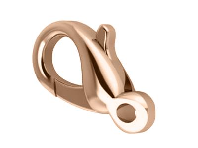 Chiusura A Moschettone Barocco Fuso13 Mm, Oro Rosa 18 Kt 4n. Rif. 370 33 - Immagine Standard - 2