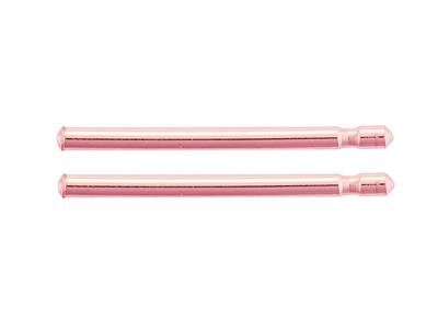 Asta Singola Per Orecchino 0,9 X 13mm, Oro Rosso 18k 5n. Rif. 07407, Coppia - Immagine Standard - 2