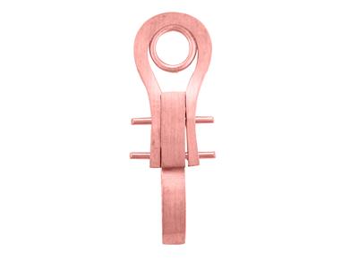 Sistema Per Orecchini A Clip Da 16 Mm, Oro Rosso 18 Carati. Rif. 7329-ter, Coppia - Immagine Standard - 2