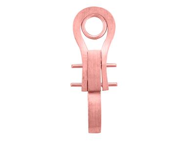 Sistema Auricolare A Clip 16 Mm, Oro Rosso 18 Carati. Ref. 7329-ter, La Coppia - Immagine Standard - 2