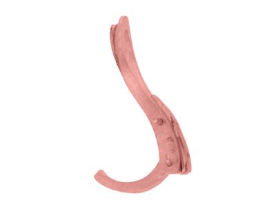 Sistema Di Clip Per Orecchini Da 20mm, Oro Rosso 18 Carati. Rif. 7304 -ter, Coppia - Immagine Standard - 3
