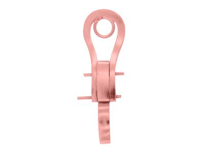 Sistema Di Clip Per Orecchini Da 22mm, Oro Rosso 18 Carati. Rif. 7335 -bis, Il Paio - Immagine Standard - 2